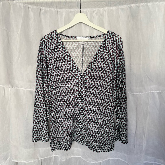 Lascana For Venus Tops - Lascana for Venus Long Sleeve V-Neck Top